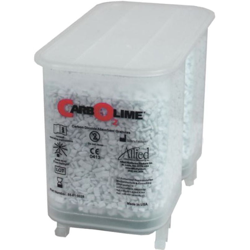 Allied Healthcare Carbolime Carbon Dioxide Absorbent  GE Compact Style Cartridge (10/Case)