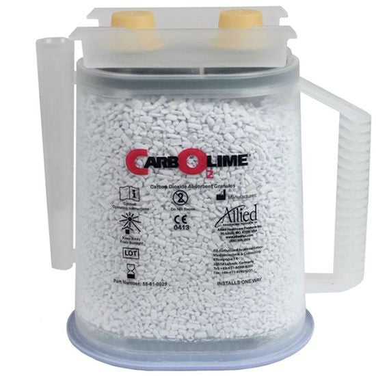 Allied Healthcare Carbolime Carbon Dioxide Absorbent  GE Multi-Style Cartridge (6/Case)