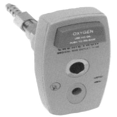 Allied Healthcare Chemetron Quick-Connect to 1/4" Hose Barb Coupler  Medical Air, ISO Style