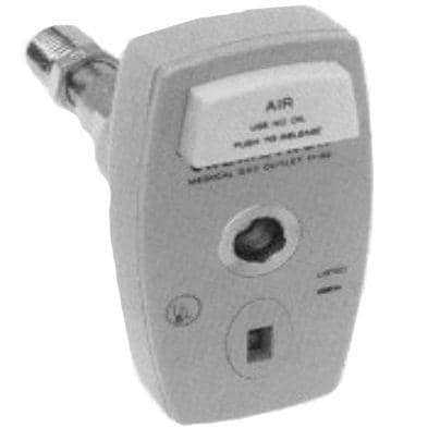 Allied Healthcare Chemetron Quick-Connect to 1/4" NPT Male Coupler  Oxygen