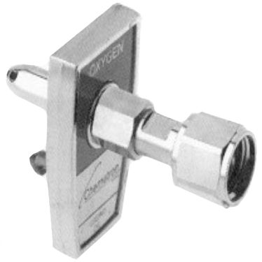 Allied Healthcare Chemetron Quick-Connect to DISS Female Hex Nut Adapter