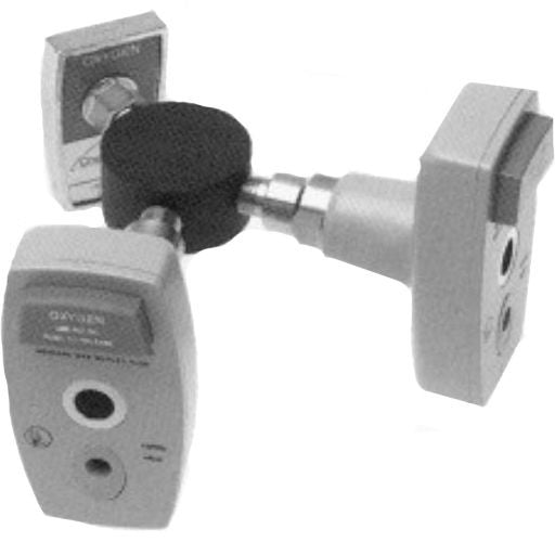 Allied Healthcare Chemetron Quick-Connect to Double Coupler - Center â€œYâ€ Style