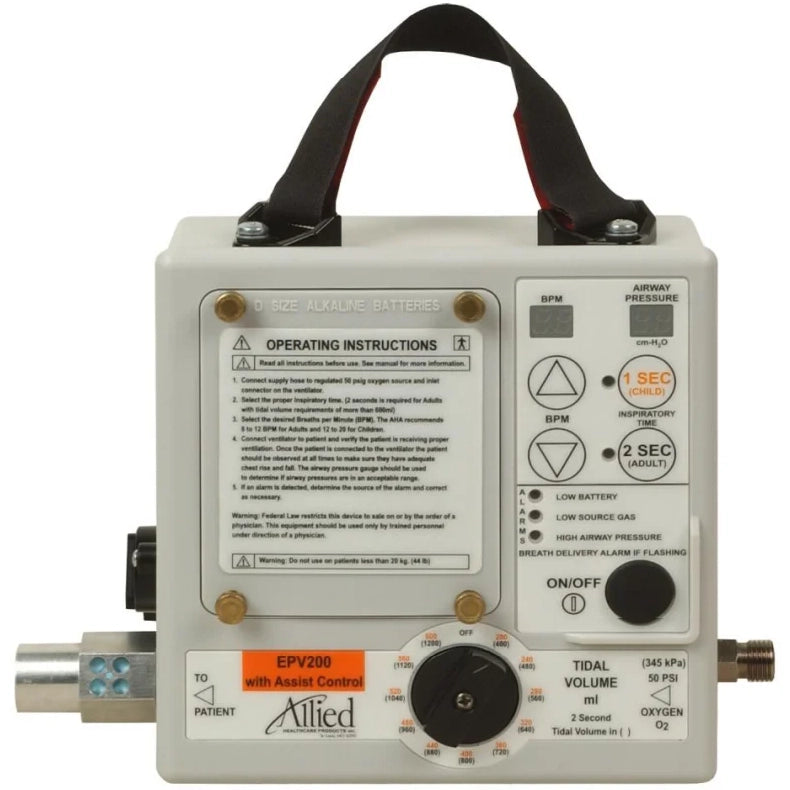 Allied Healthcare EPV200 Portable Ventilator with Assist Control