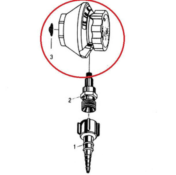 Allied Healthcare Constant Flow Selector Valve Repair Part 