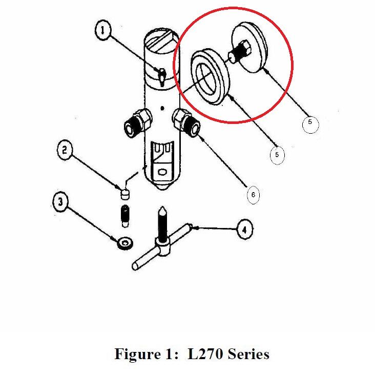 Allied Healthcare Gauge and Cover - L270 Regulator