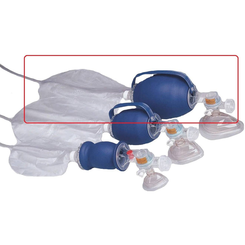 Allied Healthcare L670 Bag Valve Mask - Adult (6/Case)  With Corrugated Tubing