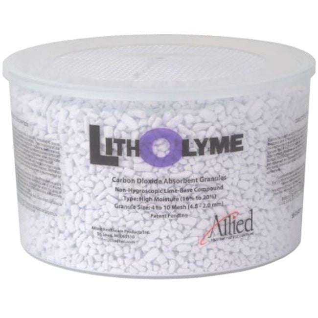 Allied Healthcare Litholyme Carbon Dioxide Absorbent  Cylindrical Canister (1 kg) (12/Case)