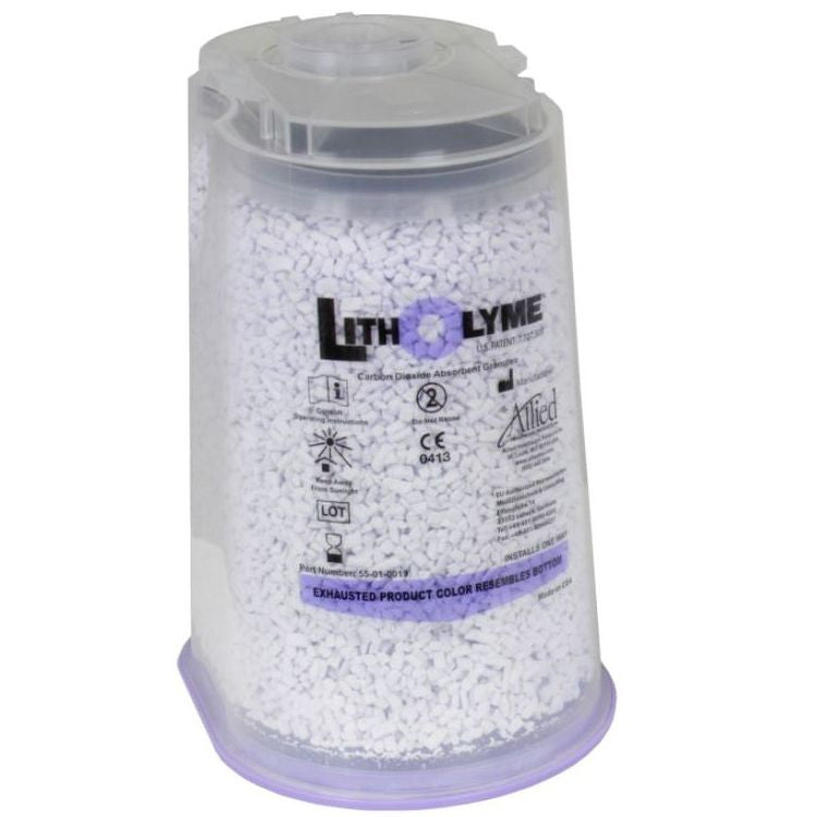 Allied Healthcare Litholyme Carbon Dioxide Absorbent  GE Compact Style Cartridge (10/Case)