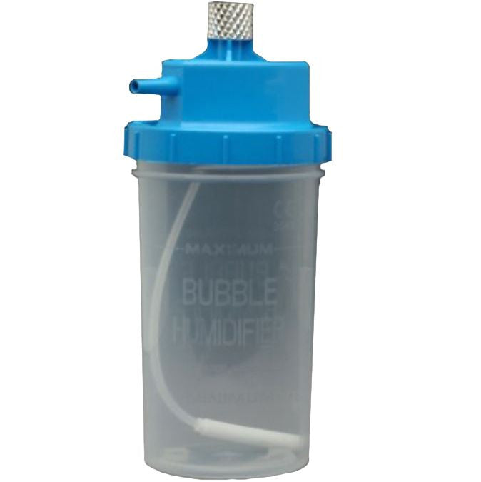 Allied Healthcare Bubble Humidifier (50/Case)  3-psi-Metal-Nut