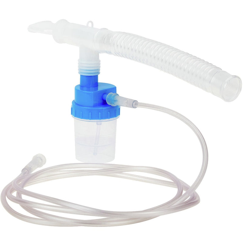 Allied Healthcare Nebulizer Kit (50/Case)  With 7' clear, smooth bore tubing and 6" flex tubi