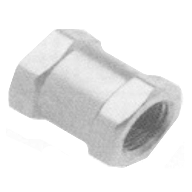 Allied Healthcare NPT Female x Female Pipe Fitting  1/4" NPT Female x 1/4" NPT Female