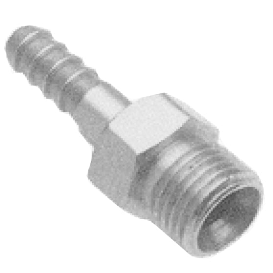 Allied Healthcare NPT Male x Hose Barb Pipe Fitting  3/8" NPT Male x 1/4" Diameter