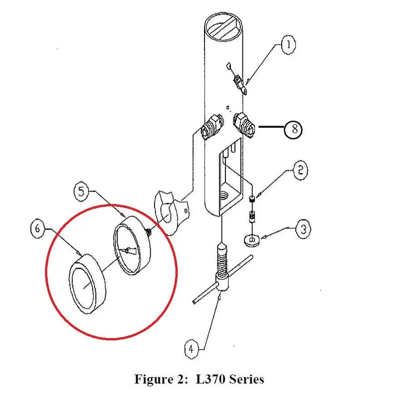 Allied Healthcare Gauge and Cover - L370 Regulator