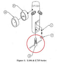 Allied Healthcare T-Handle - L106 & L735 Regulator