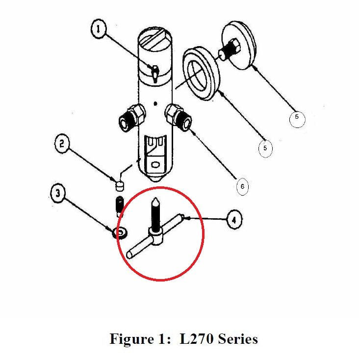 Allied Healthcare T-Handle - L270 Regulator