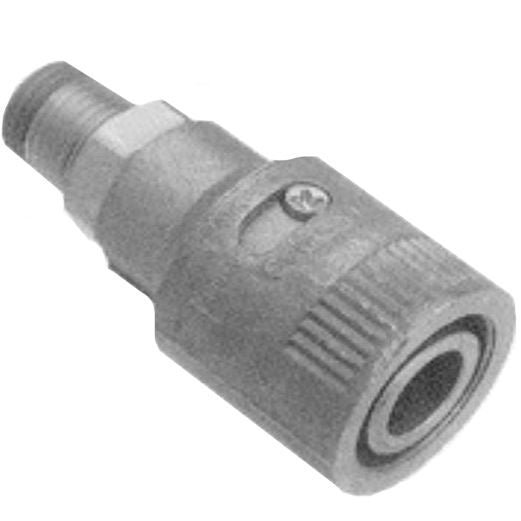 Allied Healthcare Schrader Quick-Connect to 1/4" NPT Male Adapter  Nitrogen