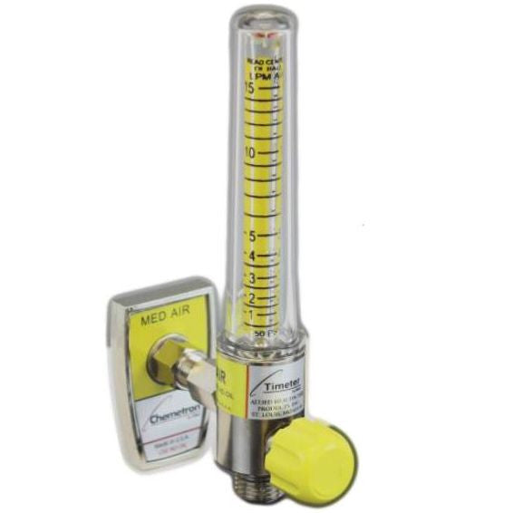 Allied Healthcare Timeter Sure Grip Medical Air Flowmeter