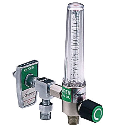 Allied Healthcare Timeter Sure Grip Single Oxygen Flowmeter - Power Take-Off