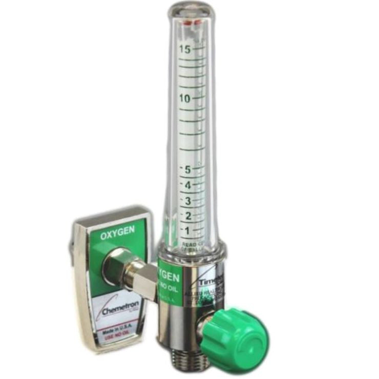 Allied Healthcare Timeter Sure Grip Single Oxygen Flowmeter