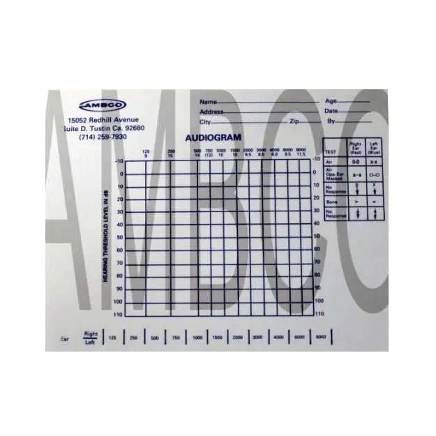 Ambco Audiogram Pad
