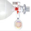 Ambu CO2 Detector in use with the SPUR II, Manometer, and Expiratory Filter