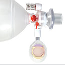 Ambu CO2 Detector in use with the SPUR II, Manometer, and Expiratory Filter