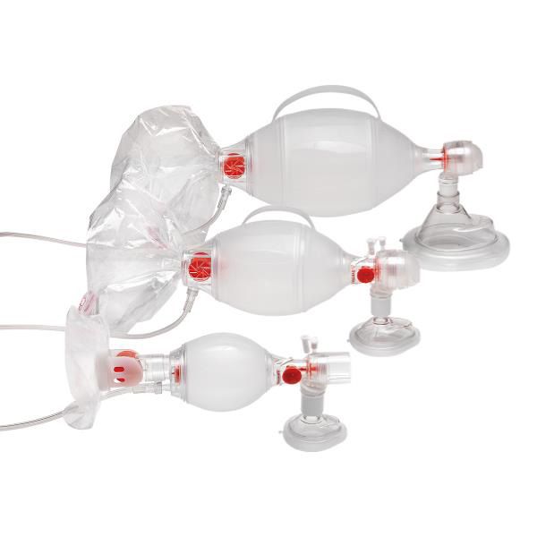 Ambu SPUR II Disposable Resuscitator  Tube Reservoir, Pop & PEEP Valve, Infant Mask, Man