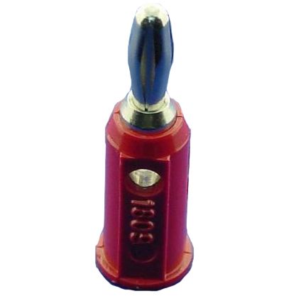 Amrex Adapter - Pin to Banana  Red