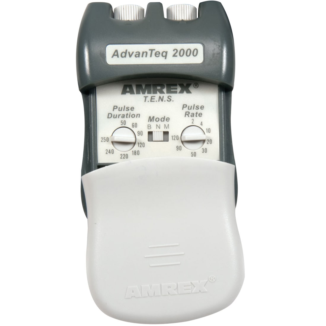 Amrex AdvanTeq 2000 Dual Channel TENS controls