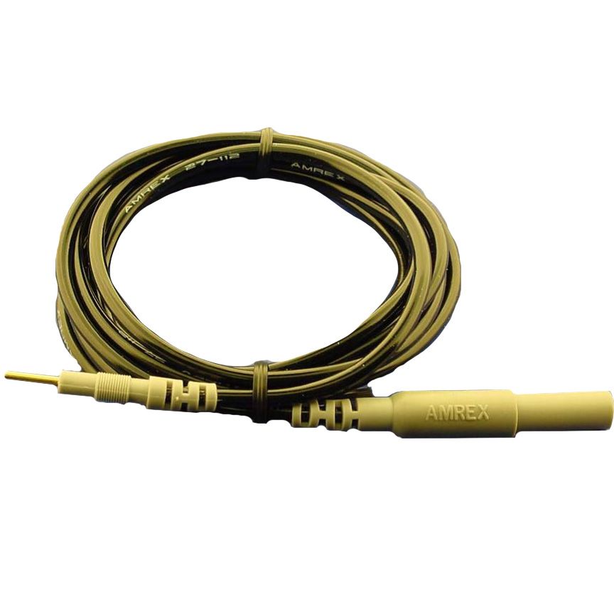 Amrex Patient Lead - Banana to Pin - Black