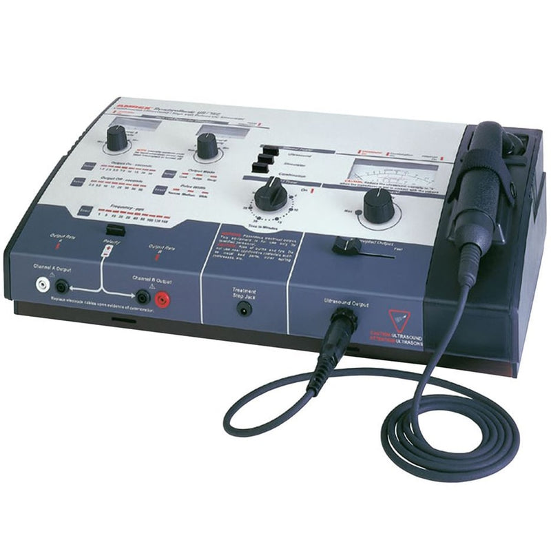 Amrex SynchroSonic US/752 Combination Ultrasound + High Volt Muscle Stimulator  With Standard and Small QuickConnect Transducers