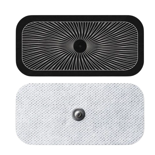 Axelgaard UltraStim Snap Electrodes  Single Snap, Rectangle - 2" x 4" (5 cm x 10 cm) (4