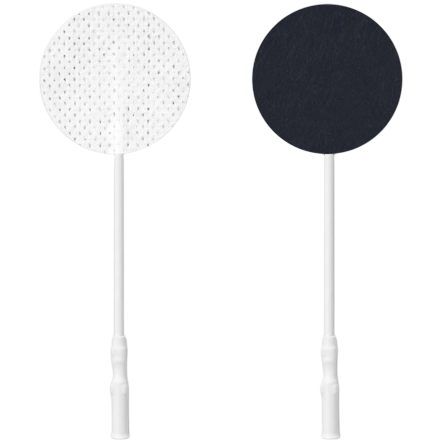 Axelgaard ValuTrode Cloth Electrodes - 1.25" Round with White Fabric Top