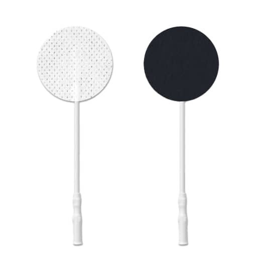Axelgaard ValuTrode Cloth Electrodes  1.25" Round with White Fabric Top (40/Bag)