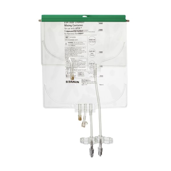 B. Braun Apex EVA Dual Chamber Final Containers Bag (42/Case)  4000 mL