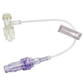 B. Braun CARESITE Needleless Connector with 5" Bonded Small Bore T-Port Extension Set