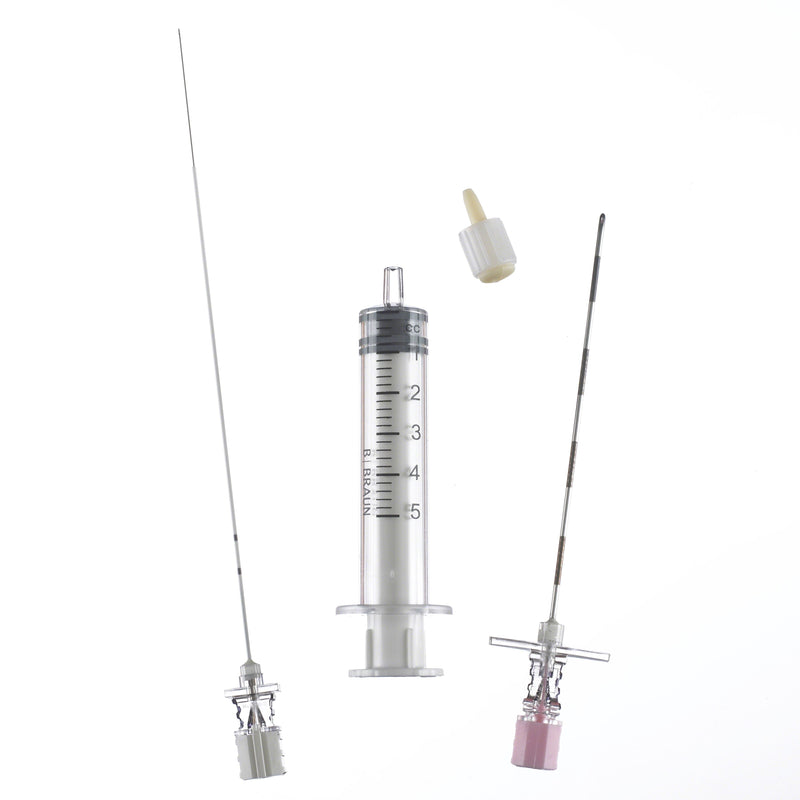 B. Braun Combined Spinal Epidural Needles (12/Case)  ESPOCAN 18 Ga x 3½ in Tuohy with backeye lumen and