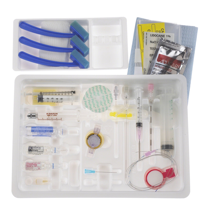 B. Braun Combined Spinal Epidural Tray Kits (10/Case)  ESPOCAN 18 Ga x 3½ in Tuohy, PENCAN 27 Ga x 5½ in