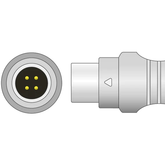 B. Braun Connector Compatible IBP Disposable Transducer distal connector