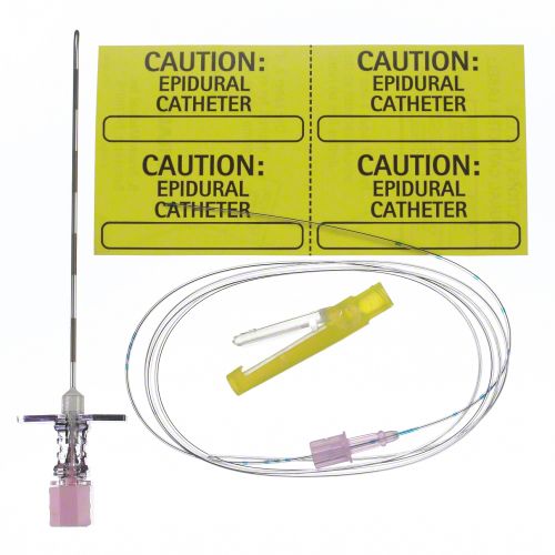 B. Braun Continuous Epidural Sets (12/Case)  18 Ga x 90 mm Tuohy Needle Set with 20 Ga Closed T