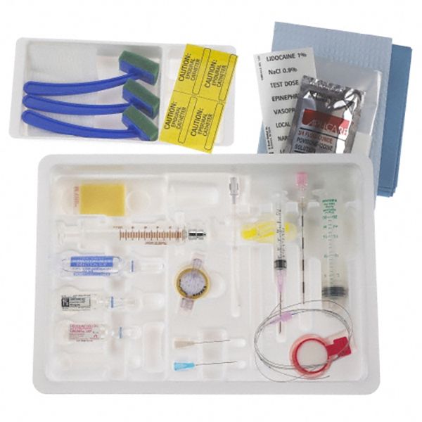 B. Braun Continuous Epidural Tray Kits (10/Case)  CE18TKCD10L: 18 Ga x 90 mm Tuohy, PERIFIX 20 Ga Cl