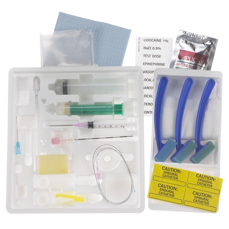 B. Braun Continuous Epidural Tray Kits (10/Case)  CE18TBPS: 18 Ga x 90 mm Tuohy, PERIFIX 20 Ga Close