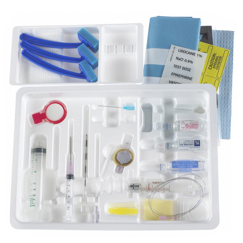 B. Braun Continuous Epidural Tray Kits (10/Case)  CE17TK: 17 Ga x 90 mm Tuohy, PERIFIX 20 Ga Closed