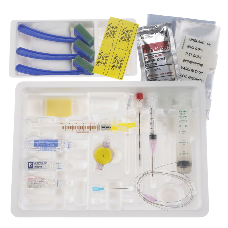 B. Braun Continuous Epidural Tray Kits (10/Case)  CCE18HK10L: 18 Ga x 90 mm Hustead, PERIFIX 20 Ga C