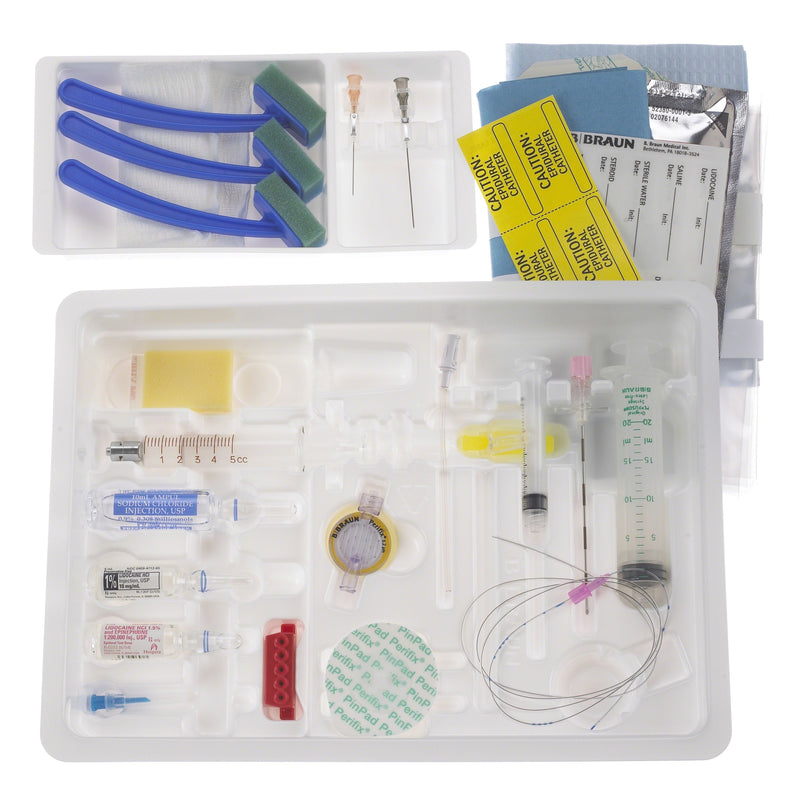 B. Braun Continuous Epidural Tray Kits (10/Case)  CE18TKY: 18 Ga x 90 mm Tuohy, PERIFIX 20 Ga Closed
