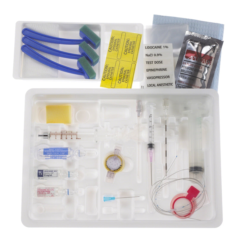 B. Braun Continuous Epidural Tray Kits (10/Case)  CE17TKCDLS: 17 Ga x 90 mm Tuohy, PERIFIX 19 Ga Clo