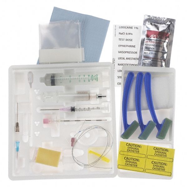 B. Braun Continuous Epidural Tray Kits (10/Case)  CE18TBLS: 18 Ga x 90 mm Tuohy, PERIFIX 20 Ga Close