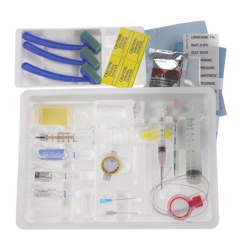 B. Braun Continuous Epidural Tray Kits (10/Case)  CE18TKCDLS: 18 Ga x 90 mm Tuohy, PERIFIX 20 Ga Clo