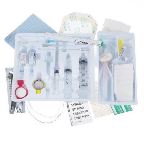B. Braun Contiplex Stim Tray Kit (10/Case)  18 Ga x 4 in Insulated Tuohy Needle and Stimulatin