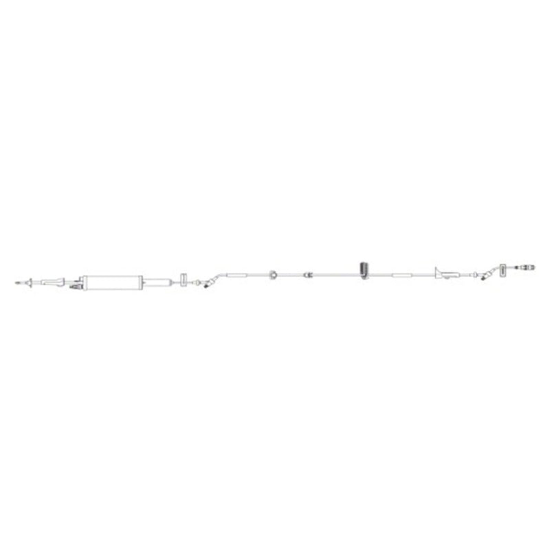 B. Braun Infusomat Space Pump Set with Anti-Siphon Valve  21 mL Priming volume, 130 in Length, CARESITE